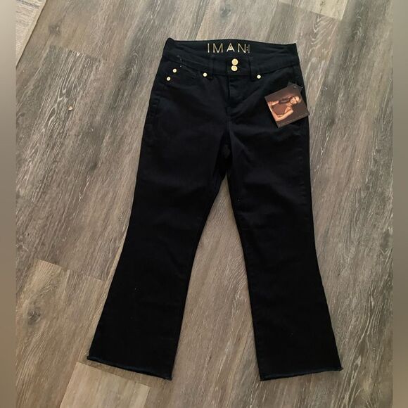 Iman Cropped 360 Bootcut Jeans Sz 4 P NWT - Picture 1 of 9